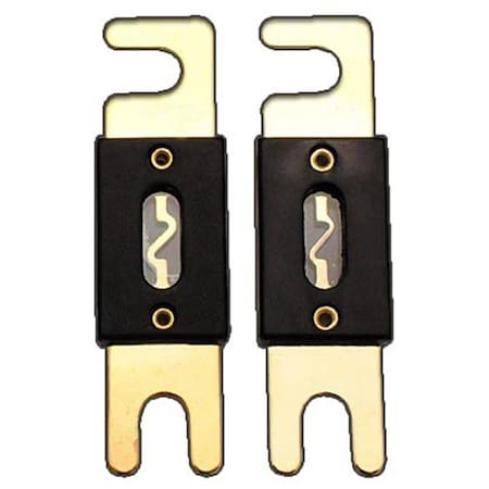 Audiopipe 100 Amp Fuse - Gold Plated, 2PK ANE100A